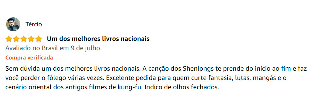 Avaliação 5 Estrelas - Amazon Brasil